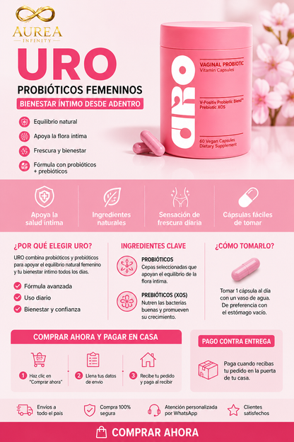 💖 URO – PROBIÓTICOS FEMENINOS